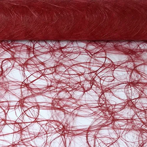 Sizoweb Tischband Blutrot 25 Meter lang 30cm breit