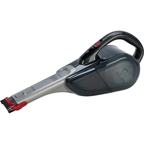 Black & Decker DVJ315B - Beutelloser Handstaubsauger - Reinigungsgeräte und Zubehör, leistungsstarker Zyklonal-Handstaubsauger in stylischem Rot mit Lithium-Ionen-Technologie für maximale Flexibilität und starke Saugleistung.