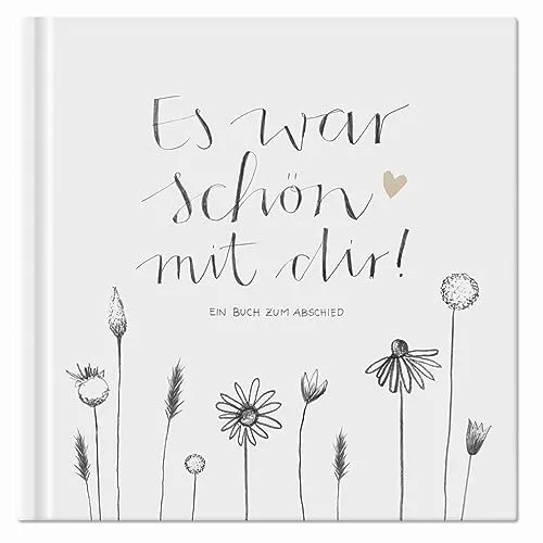 Abschiedsbuch für Kollegen, Lehrer, Freunde in weiß von Eine der Guten