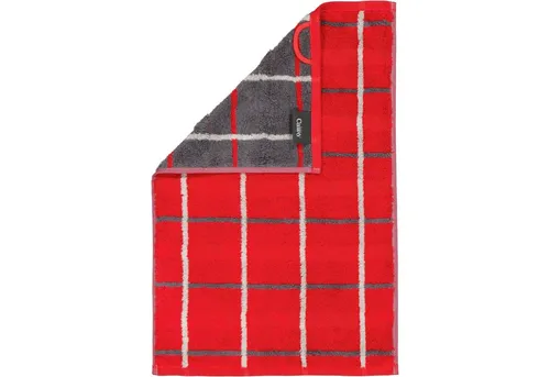 Cawö Handtücher Noblesse Square 1079, 100% Baumwolle (1-St) in rot von Cawö