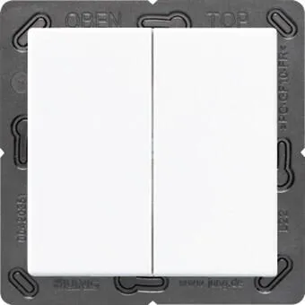 Jung ENOA595WW EnOcean Funk-Wandsender 4-kanalig - Smart Home Wandsender in Alpinweiß, energieautark und ideal für die nachträgliche Installation ohne Kabelverlegung.