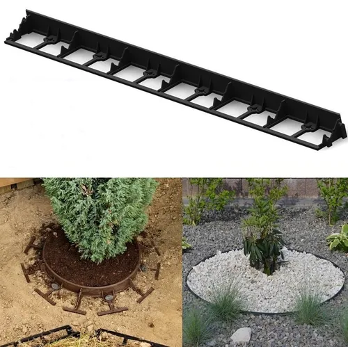 Rasenkante Beeteinfassung Mähkante Pflasterkante Beetumrandung 58mm Höhe