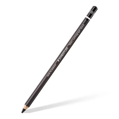 Staedtler Mars Lumograph 100B, black 8B Künstlerbleistift mit hohem Rußanteil