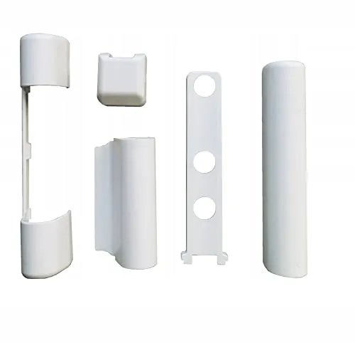 Stk. PVC-Fenster und PVC-Kunststofftür Abdeckkappen-Set FAVORIT KF3 EB, EL O, EL U, S, W KF, WEISS von Siegenia 8