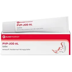 Pvp-Jod Al Salbe 100 G - Arzneimittel zur Behandlung von Wunden und geschädigter Haut. Mit Povidon-Jod zur effektiven Reduzierung von Hautinfektionen und hoher Verträglichkeit bei sachgerechter Anwendung.
