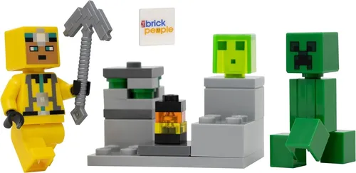 LEGO Minecraft: Höhlenforscher, Creeper Und Schleim Kombinationspackung - 6+
