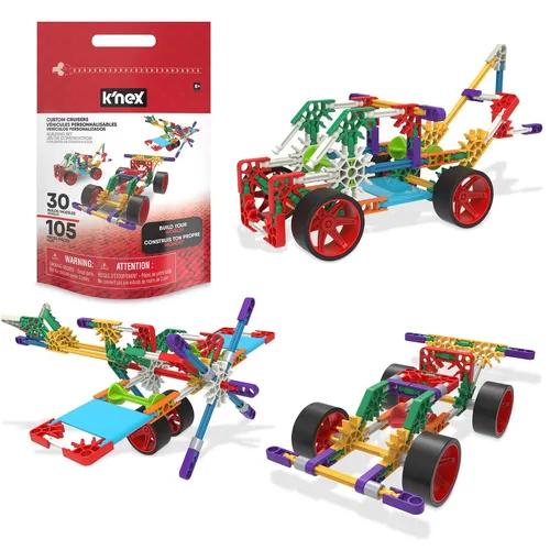 Basic Fun K'NEX Custom Cruisers Building Set – 30 Modelle STEM Construction Kit