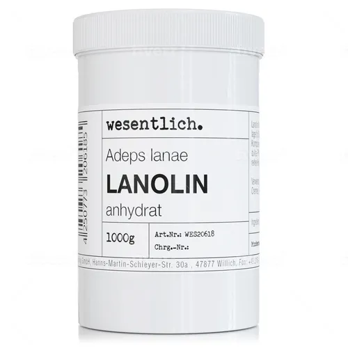 Lanolin Wollfett anhydrat 1000g von wesentlich.