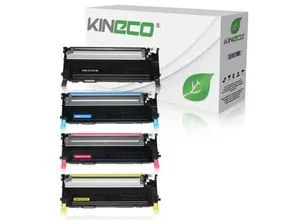 Kineco Toner kompatibel zu Samsung CLP-310 XL 4 - Toner-Set für Samsung Drucker, 100% kompatibel und geprüft. Enthält 1x Schwarz (2500 Seiten) und 3x Farben (je 2000 Seiten) für brillante Druckergebnisse.