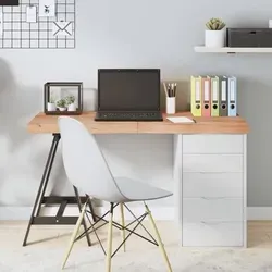 vidaXL Tischplatte aus massivem Eichenholz 120x60cm