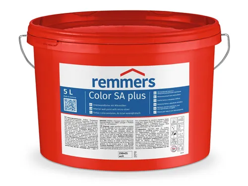 REMMERS Color SA Plus Innen Wandfarbe weiß 5 Liter - Hochwertige Wandfarbe mit Filmschutz, ideal für ein langlebiges und strahlendes Finish in Ihrem Zuhause.