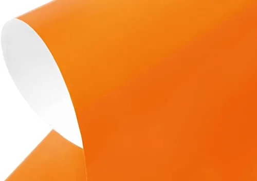 KAVAN Bügelfolie orange 2 Meter, Breite 64cm