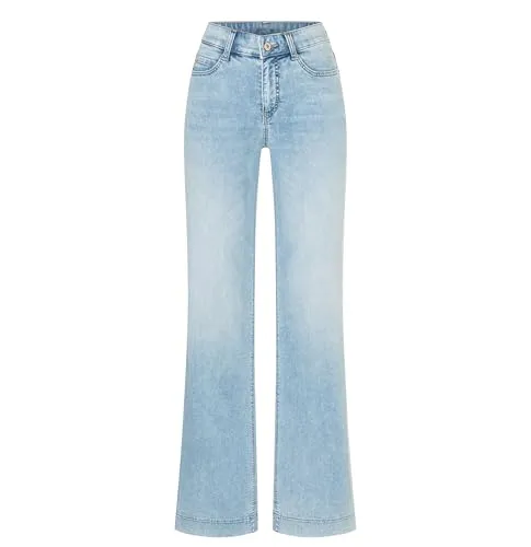 MAC Weite Jeans DREAM WIDE mit weitem Bein-Stretch - Entdecke die Jeans »DREAM WIDE« von MAC. Die lockere Passform und das pflegeleichte Baumwollstretch-Material bieten hohen Tragekomfort. Ideal für lässige Alltagslooks und vielseitige Kombinationen.