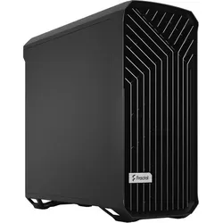 Fractal Design Torrent Black Solid PC-Gehäuse - Hochwertiges PC-Gehäuse mit hervorragender Luftzirkulation und modernem Design für optimale Kühlung und stilvolle Präsentation.