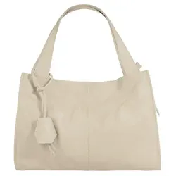 Cluty Shopper Damen 021850 beige - Geräumige Handtasche - Handtaschen mit viel Stauraum, 100% Rindleder, inklusive Smartphonefach für sicheren Transport. Ideal für unterwegs!