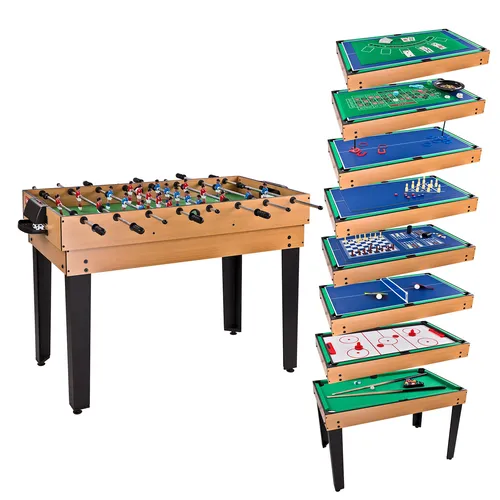 Dema Multigame Tischfußball 15 in 1: Vielseitiger Spieletisch