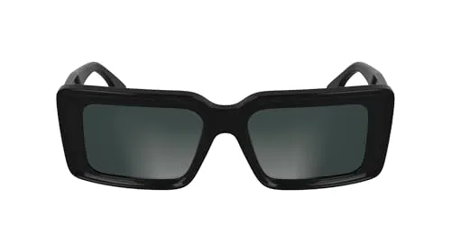 KARL LAGERFELD Women's Sunglasses KL6180S - Black with Solid Grey Lens