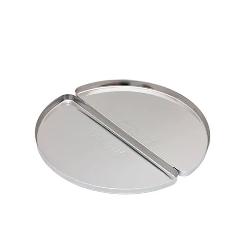 Monolith LeChef SGS Tropfschalen Set, Edelstahl - Grilltropfschalen aus hochwertigem Edelstahl, ideal für sauberes Grillen und Auffangen von Fett und Flüssigkeiten.