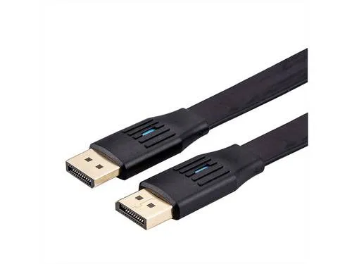 Value DisplayPort Anschlusskabel DisplayPort Stecker, DisplayPort Stecker 2m Schwarz 11.99.5862 flach DisplayPort-Kabel