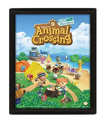 CUADRO 3D Animal Crossing New Horizons