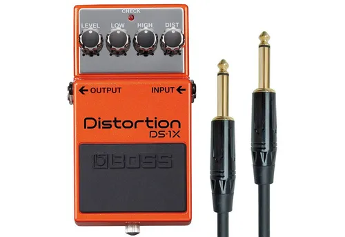 Boss DS-1X Special Distortion Pedal - Gitarren-Effektgerät mit MDP-Technologie für maximale Klangdynamik und Transparenz, ideal für differenzierten Sound auch bei hoher Verzerrung.