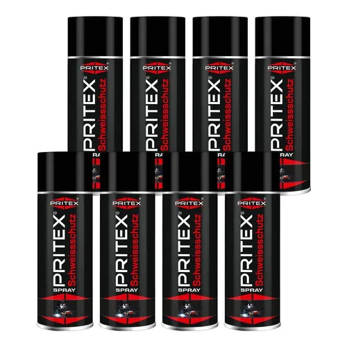 Schweißschutz Spray 8 x 400ml Trennspray Silikonfrei Schweißspray