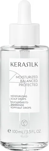 Kerasilk Kopfhaut Drops 100 ml - Feuchtigkeitsspendendes Serum - Effektives Kopfhautserum mit biomimetischer Seide und Ectoin. Versorgt die Kopfhaut intensiv mit Feuchtigkeit und unterstützt ein gesundes Mikrobiom. Ideal für eine ausgeglichene Kopfhautpflege.