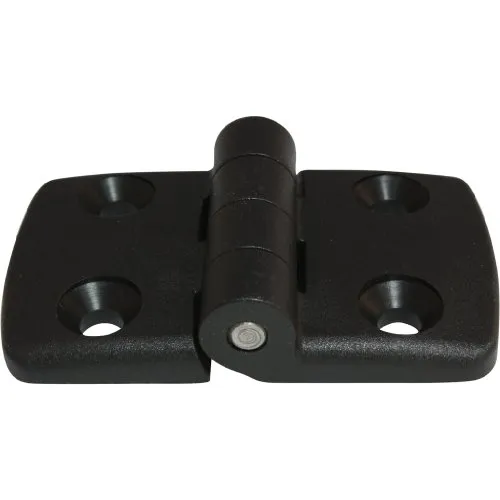 Scharnier Kunststoffscharnier Kombischarnier Kunststoff 40/40 nicht aushängbar 48 x 77 mm schwarz