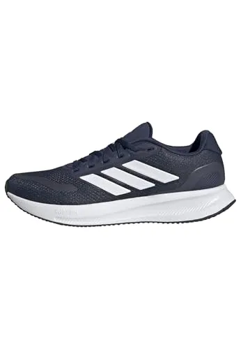 ADIDAS Herren Laufschuhe Runfalcon 5 - Optimaler Komfort für Läufer - Laufschuhe mit Cloudfoam Zwischensohle für weichen Komfort und Halt. Atmungsaktives Mesh-Obermaterial und strapazierfähige Adiwear Außensohle machen sie zum idealen Begleiter für jeden Lauf.