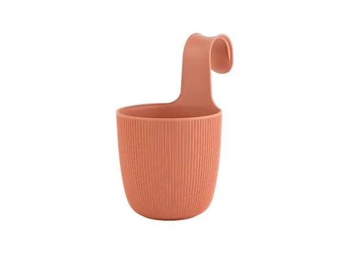 Engelland Blumentopf Blumentopf zum Hängen (Vorteils-Set, 1 St., Fassungsvermögen 2,3 Liter), UV-Beständig, Frostbeständig, Drainagesystem, ideal für Geländer/Zäune