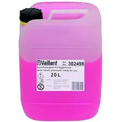 Vaillant Solarflüssigkeit Fertiggemisch 20 l - Thermostate - Hochwertiges Fertiggemisch für effiziente Solarthermieanlagen, sorgt für optimale Wärmeübertragung und Frostschutz.