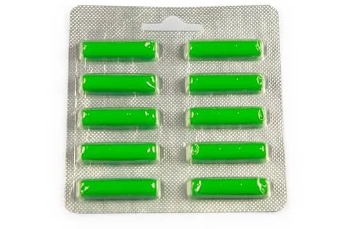 Stück Luftfrischer Duftstäbchen Staubsaugerdeo Duftis Lufterfrischer Duftpatronen Deo Grün (Fichtennadel) für alle Beutel Staubsauger z.B. Vorwerk Miele Siemens Bosch Electrolux und alle anderen 10