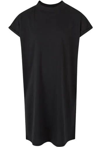 Urban Classics Kinder Kleid Girls Turtle Extended Shoulder Dress, Mädchen Kleid mit überschnittenen Schultern, erhältlich in vielen Farben, Größen 110/116-158/164