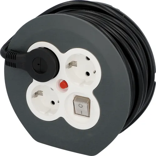 UNITEC Kabeltrommel KiSi H05VV-F3G 1,5mm2 7m