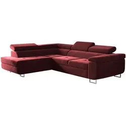 Kaiser Möbel Ecksofa ATOM ROT mit Schlaffunktion in rot von Kaiser Möbel