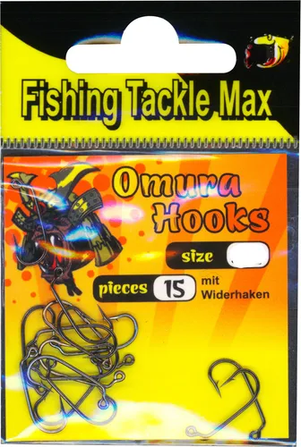 FTM Haken Omura Hooks Jig - 15 Jighaken, Größe:8