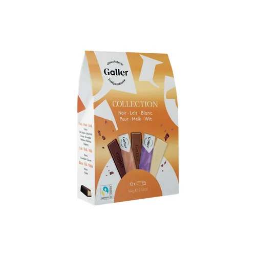 Geschenkbox Miniriegel Galler Assortment, 12 Stk.