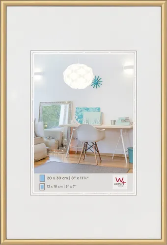 Kunststoffrahmen New Lifestyle 20x20 cm gold in gold von Walther