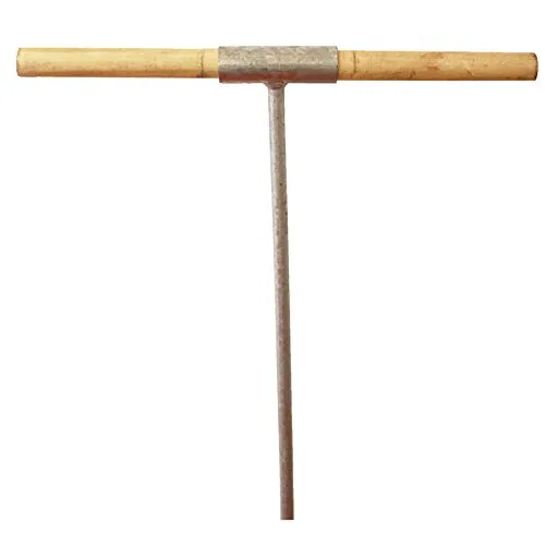 Erdlochbohrer 250 mm DN - Handbohrer für Gartenprojekte - Handerdbohrer mit 250 mm Durchmesser, ideal für einfache Pflanzarbeiten und Gartenprojekte. Verzinkt für Langlebigkeit, perfekt für gelegentliche Einsätze.