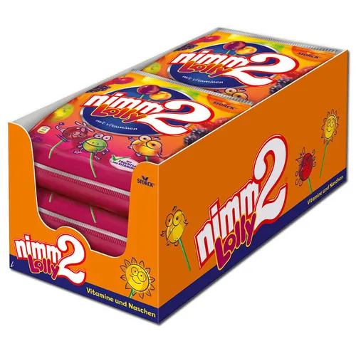  Storck Nimm 2 Lolly Lutscher 120g 6 Beutel 17,29€/1kg