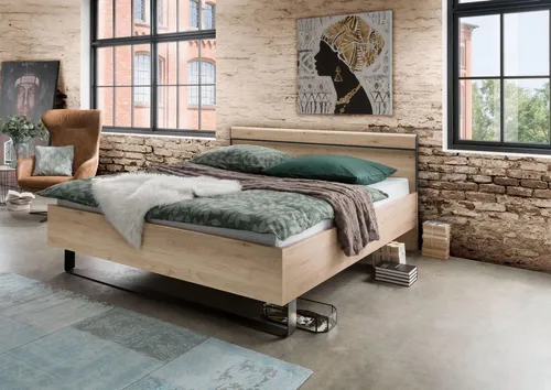 WIEMANN Bett Brüssel in beige von WIEMANN