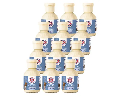 BAERENMARKE Kaffeetraum Kondensmilch 160ml 12er Pack - Genießen Sie cremigen Kaffeegenuss mit der Bären Marke Kaffeetraum Kondensmilch. Ideal für die perfekte Abrundung Ihres Kaffees, sorgt sie für ein harmonisches Geschmackserlebnis in jeder Tasse. Praktisch für Zuhause und Gastronomie.
