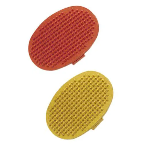 Nobby Gummibürste oval mit Schlaufe für Hunde - Pflege, Glanz & lose Haare