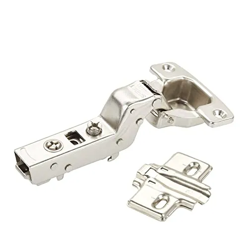 Topfband MASTER T48 Innenanschlag 110° mit Dämpfer und Kreuzplatte mit Langlochverstellung von SOTECH