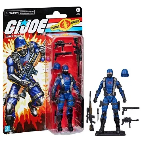 G.I. Joe Classified Series Retro Cardback Cobra Trooper - Sammelfigur im Retro-Design, ideal für Fans von Actionfiguren. Hochwertige Verarbeitung und detailgetreue Gestaltung für ein authentisches Spielerlebnis.
