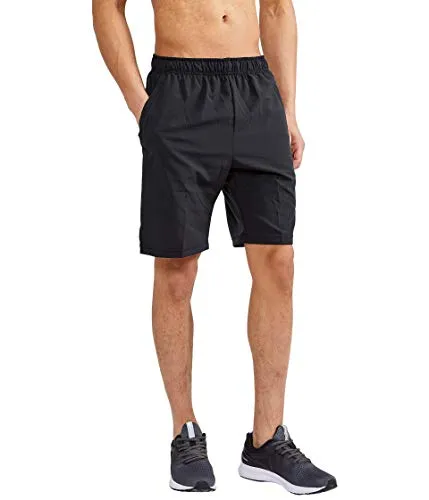 Craft Herren Short CORE ESSENCE SHORTS M 1910262 - Trainingshosen für Herren, locker geschnitten mit verstellbarer Taille und praktischem Taschenangebot, ideal für Sport und Freizeit.