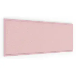 ALLboards Pinnwand mit Pink Holz Rahmen 100x40cm