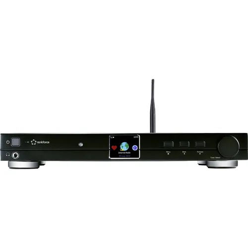 Renkforce RF-DAB-IR1700 - DAB+ und Internet Radio-Adapter, rauschfreier Empfang und Streaming über WLAN, ideal für Musikliebhaber