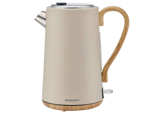 SILVERCREST Wasserkocher Teekocher DS SWKH 3000 B2 1,7 Liter beige *B-Ware