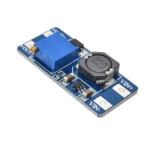 MakerMind Spannungswandler DC-DC Step-Up Boost Konverter Modul 2A 2V-28V kompatibel mit MT3608, Arduino